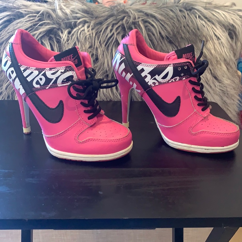 Pink Nike Heels